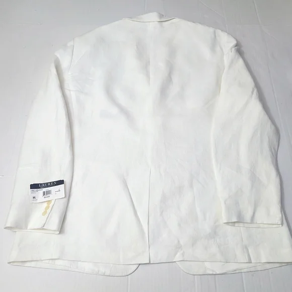 Lauren Ralph Lauren Men's Lassiter UltraFlex Tailored Linen White Jacket 48L NWT